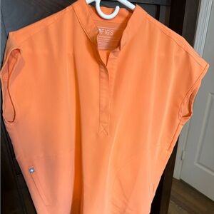 Figs set. Color papaya.